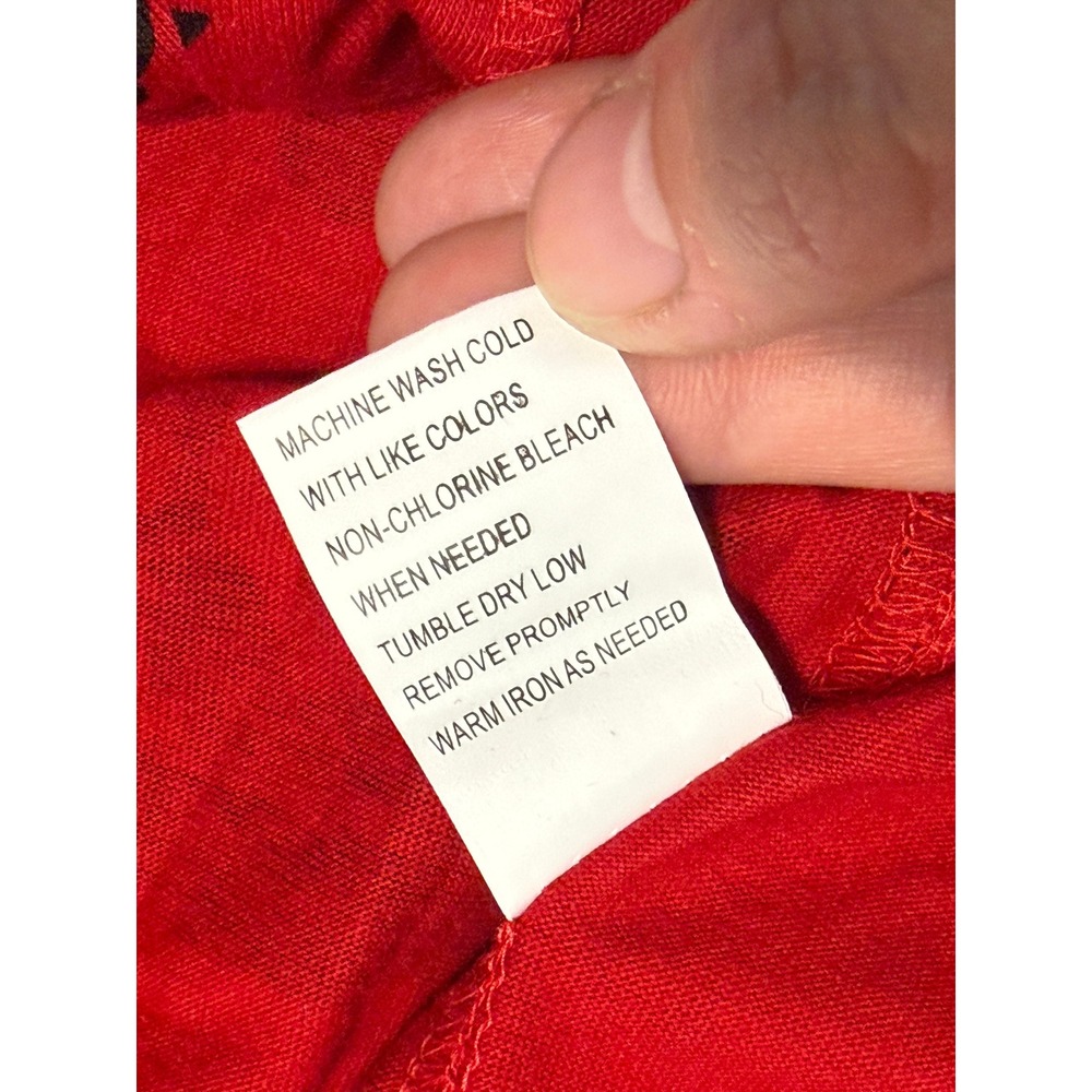 Lazy One PJ Pant Classic Moose Red Unisex Large Red Adult Cotton Elastic NEW - Picture 6 of 12